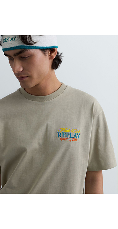 REPLAY &times; Monte Carlo Country Club オーバーサイズ Tシャツ 詳細画像